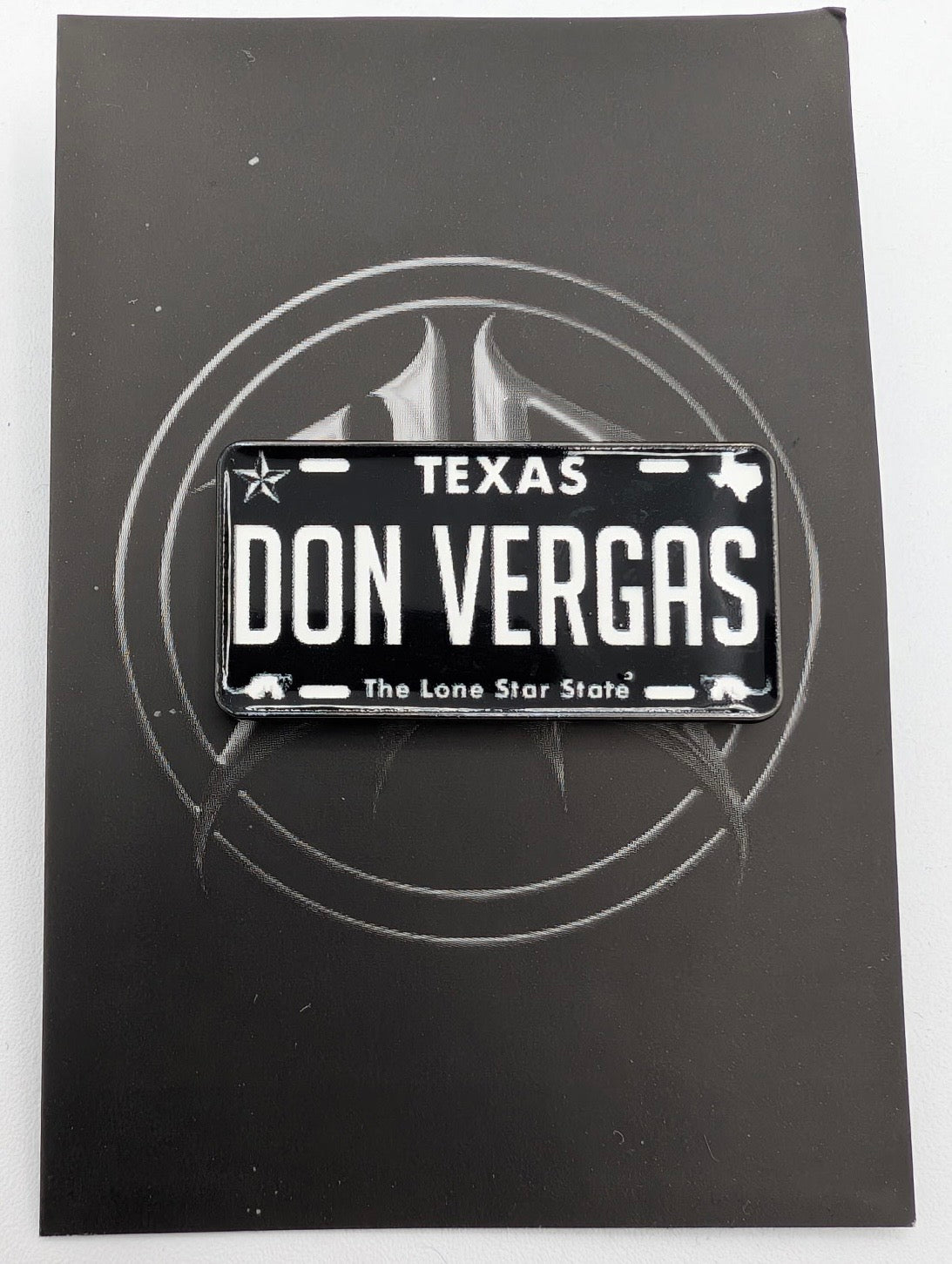 Texas Plate Don - Soft Enamel Pin