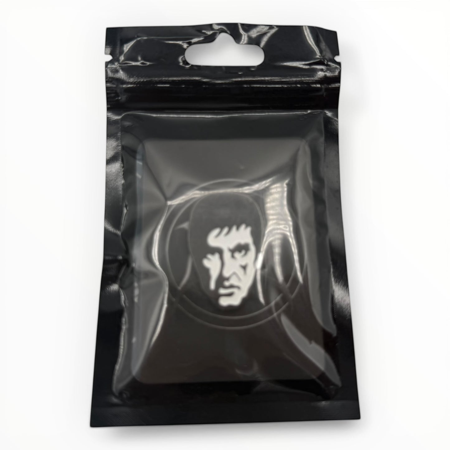Classic Crime Boss Enamel Pin – Minimalist Streetwear Accessory