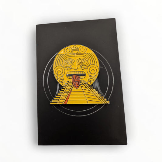 Aztec Sun Pyramid - Streetwear Soft Enamel Pin