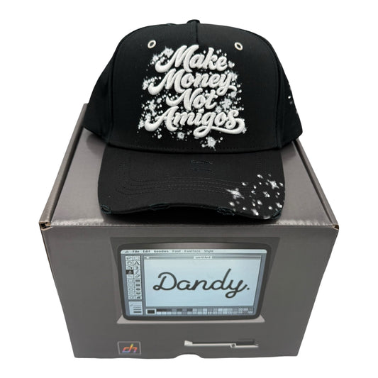 Dandy “Make Money Not Amigos” Snapback Hat Black – Limited Drop w/ Box & Tags
