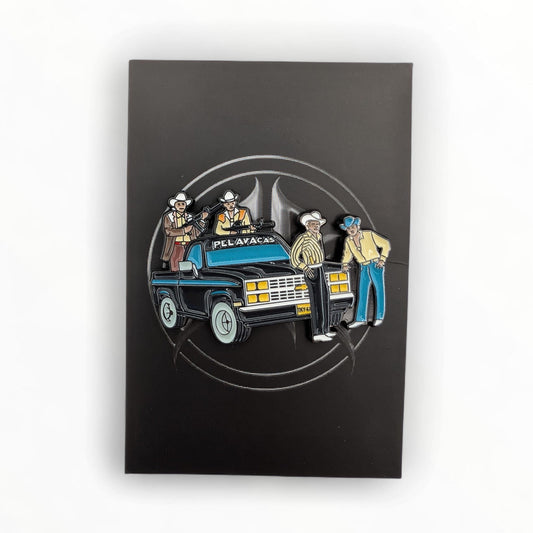 El Rey Del Corrido Troca Negra- Streetwear Soft Enamel Pin