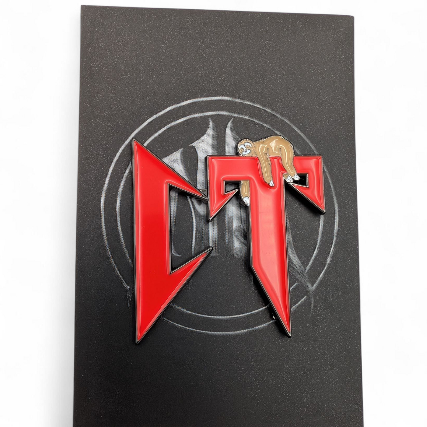 Red CT Sloth - Soft Enamel Pin