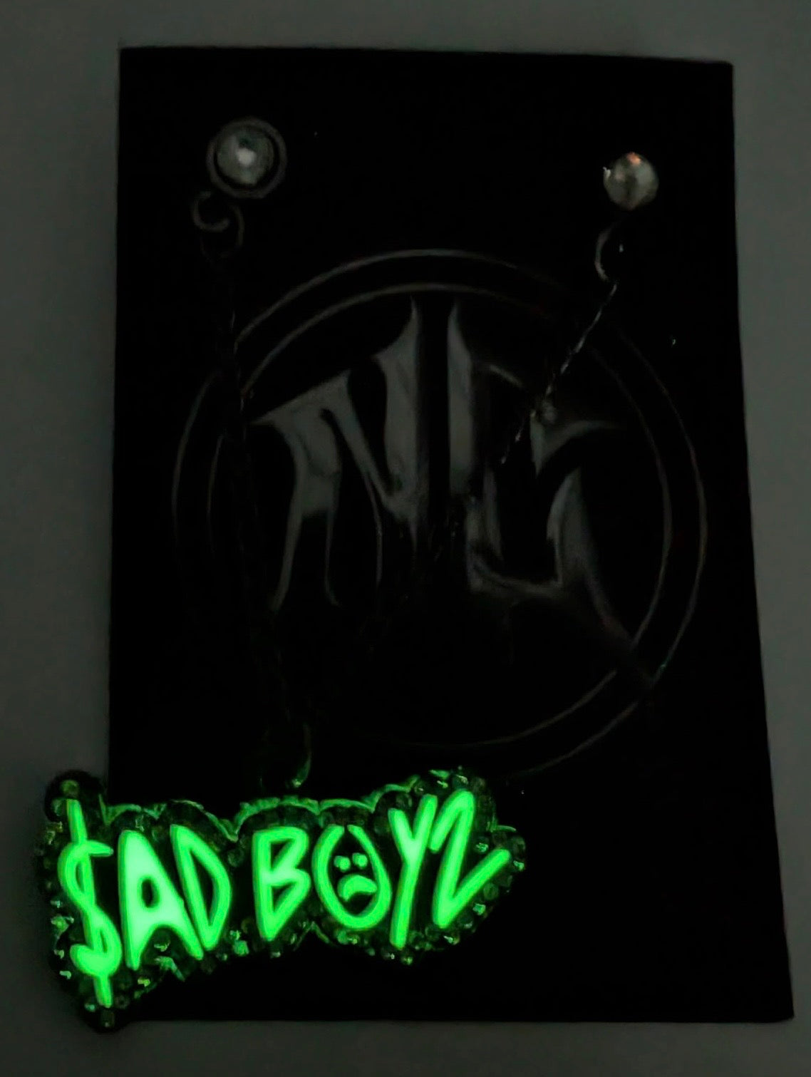 Sad Boy Glow in the Dark - Soft Enamel Pin