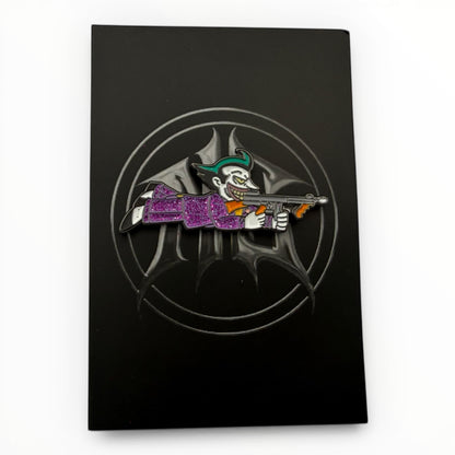 Chaos Clown Enamel Pin – Villain Cartoon Streetwear Pin