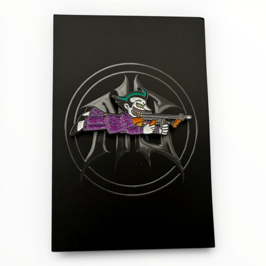 Chaos Clown Enamel Pin – Villain Cartoon Streetwear Pin