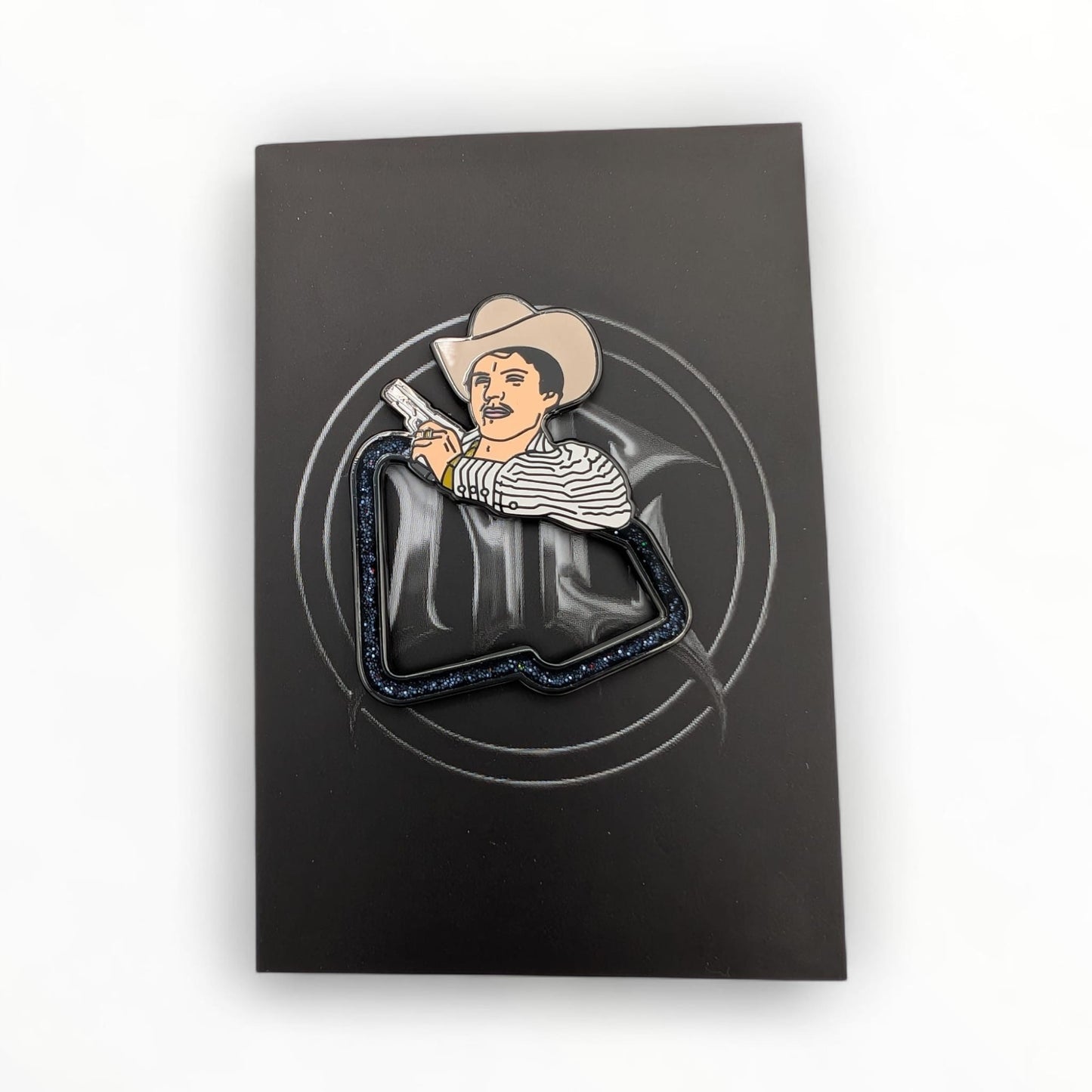 El Rey Del Corrido Black New Era - Streetwear Soft Enamel Pin