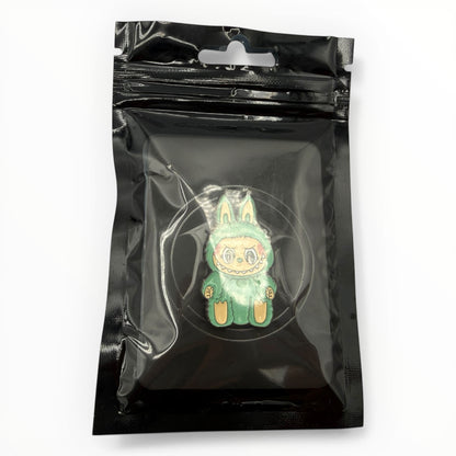 Creepy Bunny Enamel Pin – Dark Cute Streetwear Hat Accessory