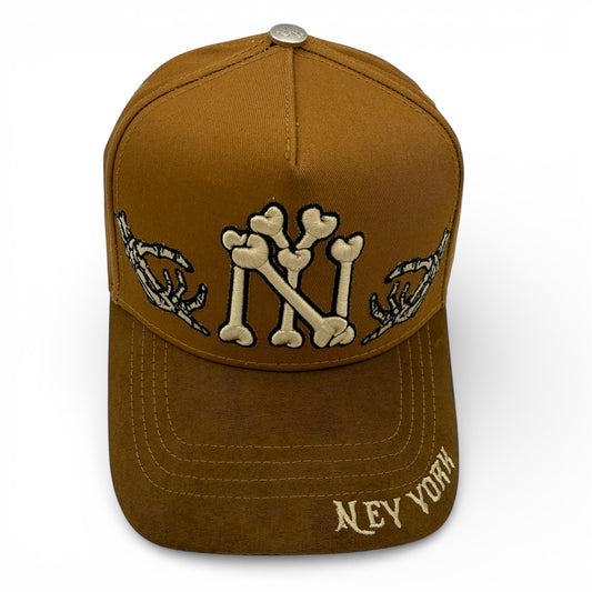 Ace Hats - NY Bones (Brown)