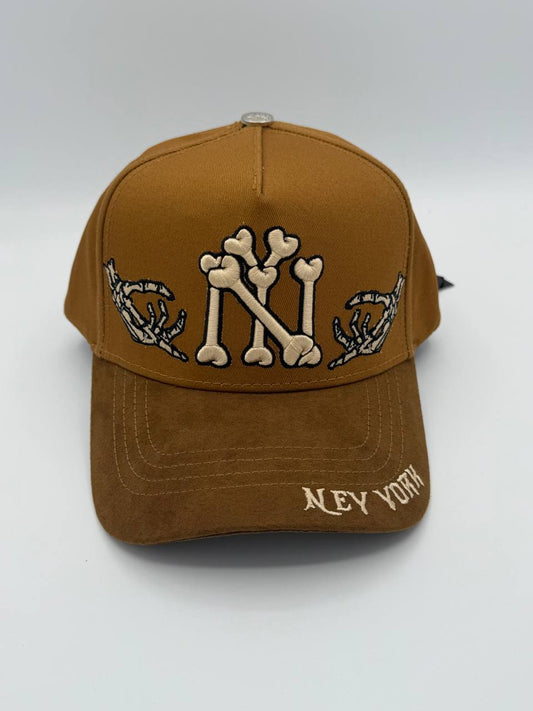 Ace Hats - NY Bones (Brown)
